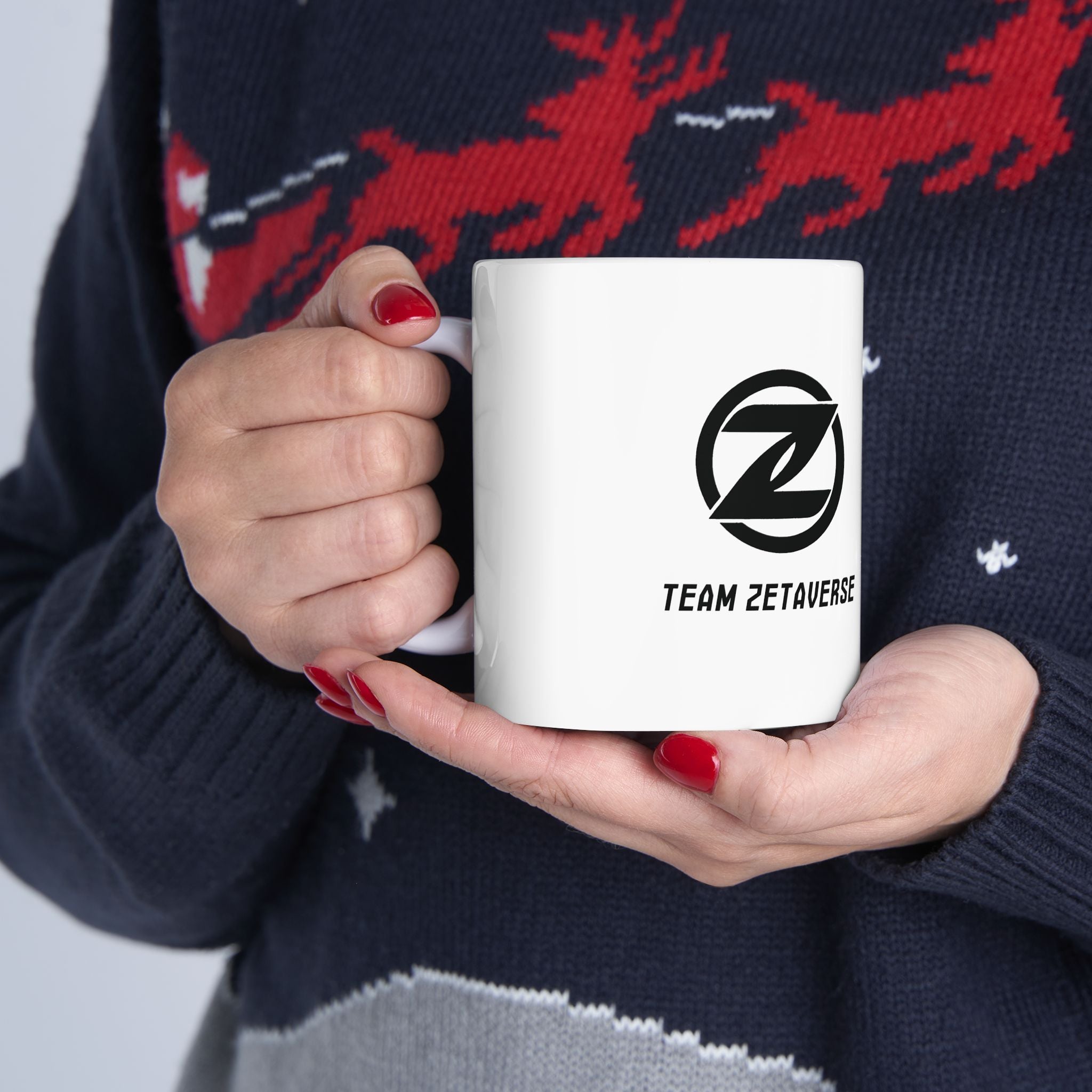 Team Zetaverse Ceramic Mug — Branded Coffee Cup (11oz, 15oz)