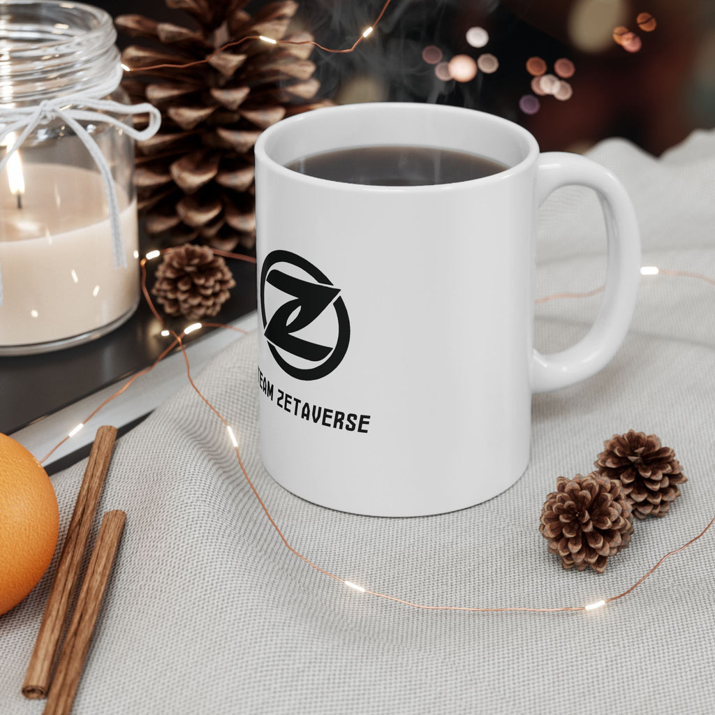 Team Zetaverse Ceramic Mug — Branded Coffee Cup (11oz, 15oz)
